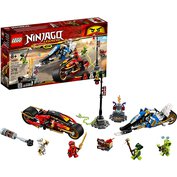 LEGO® NINJAGO® 70667 Kaiova motorka s čepelemi a Zaneův sněžný vůz