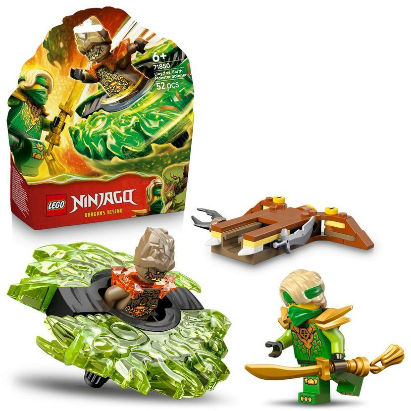 LEGO NINJAGO 71850 Lloyd vs. spinner pozemské příšery